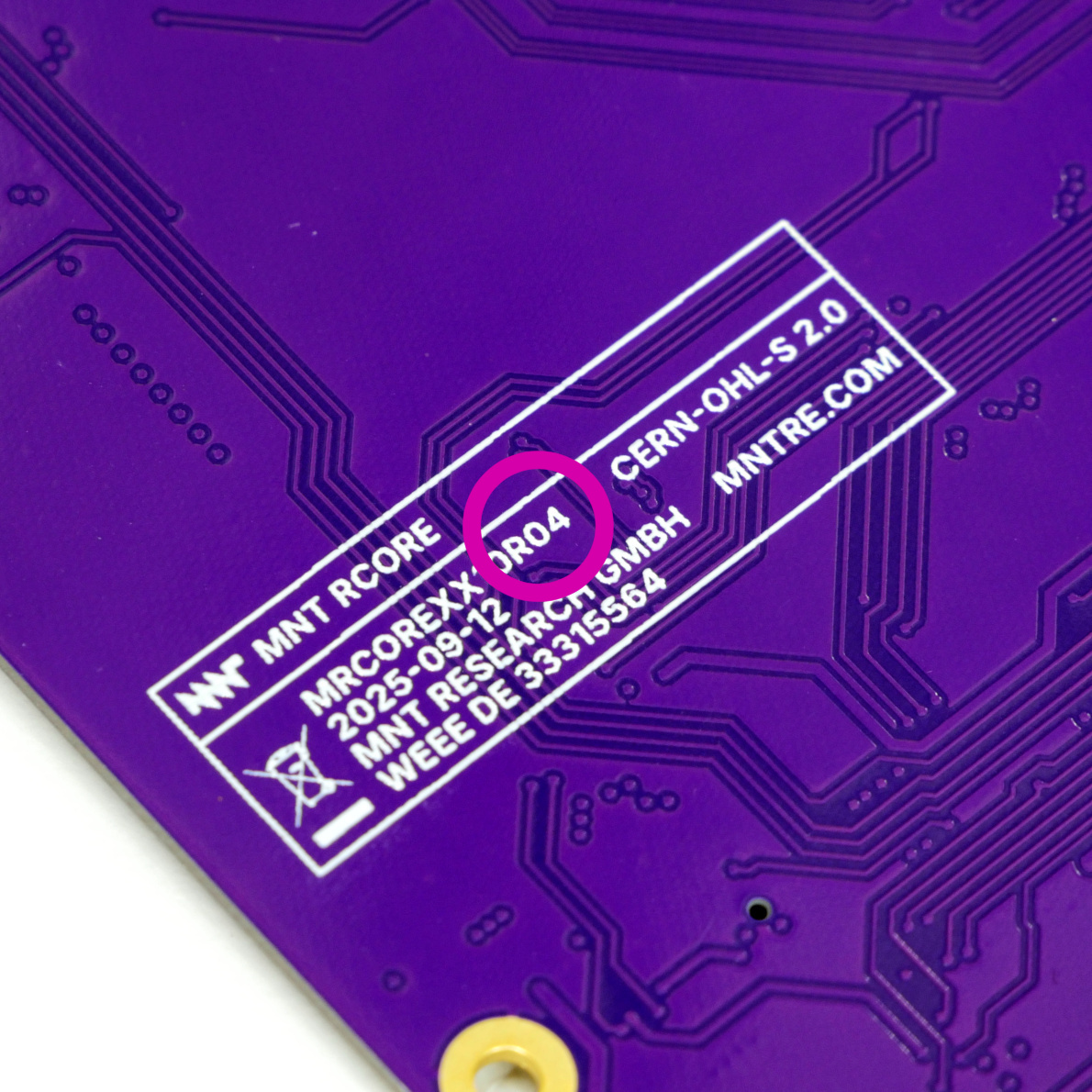 MNT RCORE detail